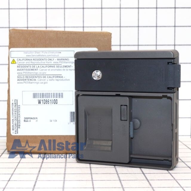 Whirlpool Dishwasher Detergent Dispensers W10861000