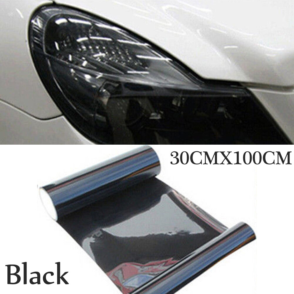 Dark Smoke Black Tint Film Headlights Taillamp Car Vinyl Wrap Car Accessories