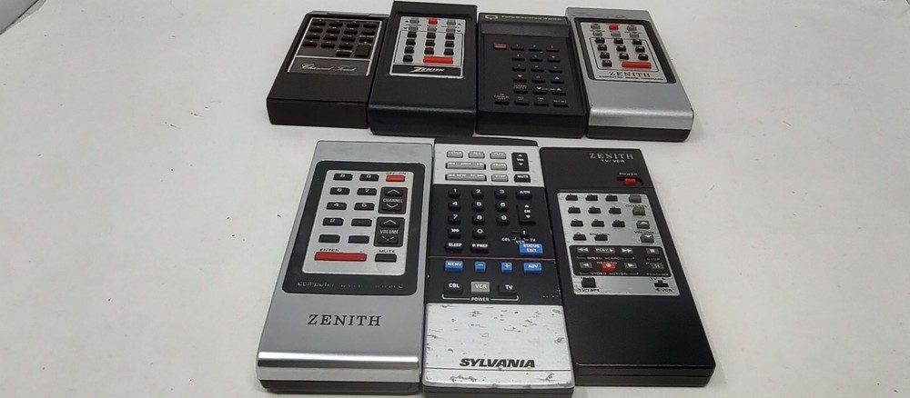 Choice of One Vtg Retro VCR Television Remote for Prop VCR/TV Remote Untested