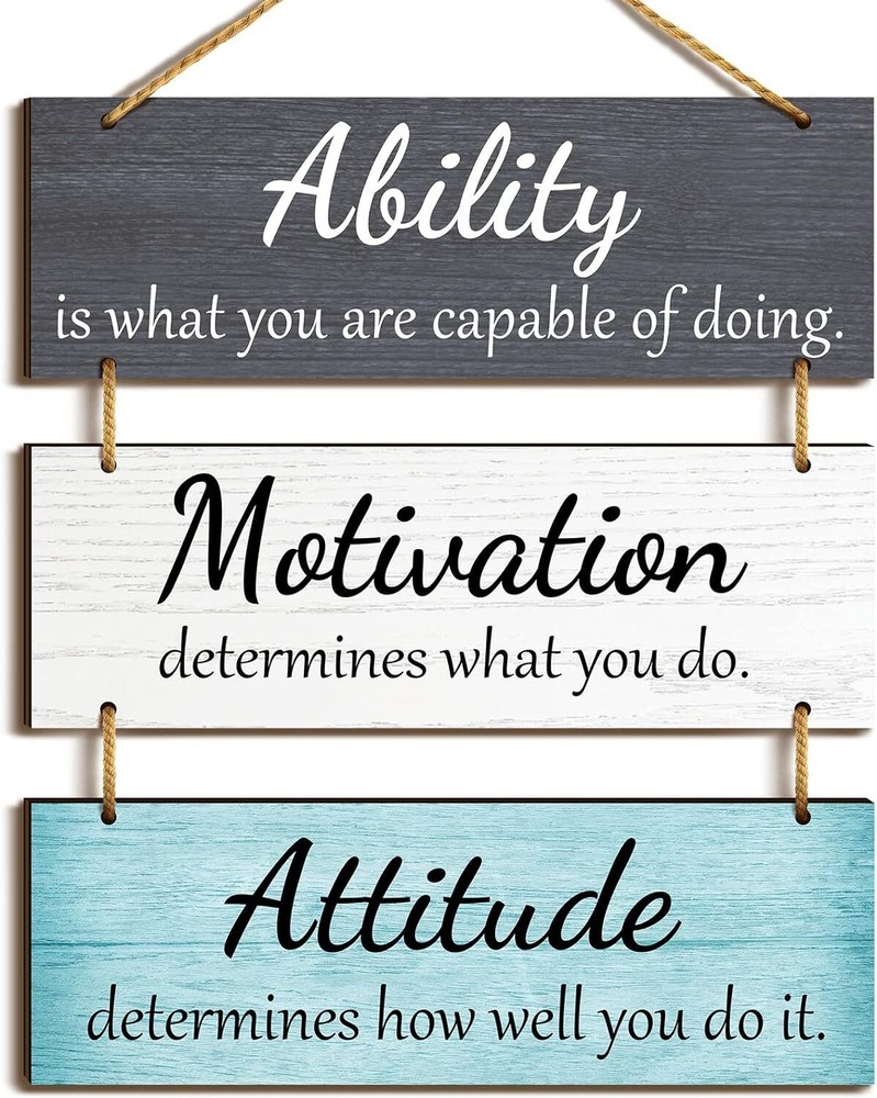 Jetec Office Wall Decor Inspirational Rustic Fresh Color