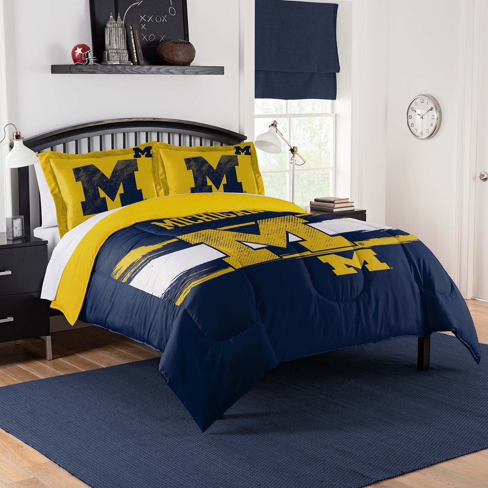 NCAA Michigan Wolverines Officially Licensed Comforters & Sheet Set  