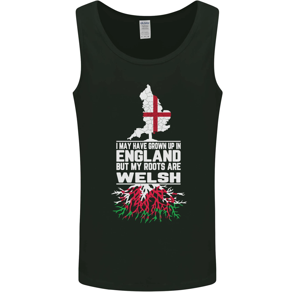 Wales My Roots Are Scottish Mens Vest Tank Top