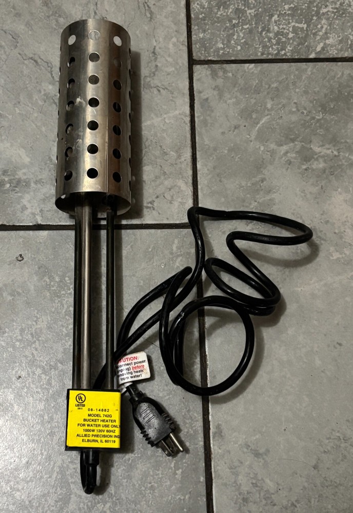 1000W API 742G Bucket Heater 120V 60Hz Fast Heating