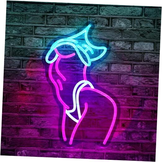 Dimmable Lady Neon Sign – Custom LED A-Lady Body Design for Women & Girls