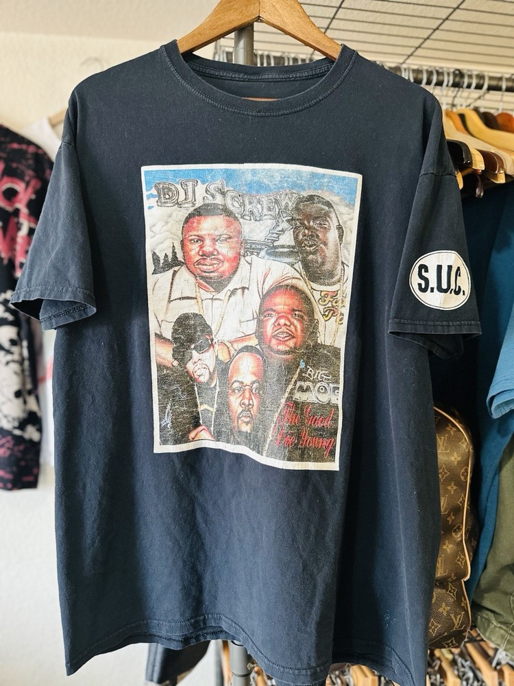 DJ Screw S.U.C. Rap Tee Men's XL The Good Die Young Houston Hip Hop T-Shirt