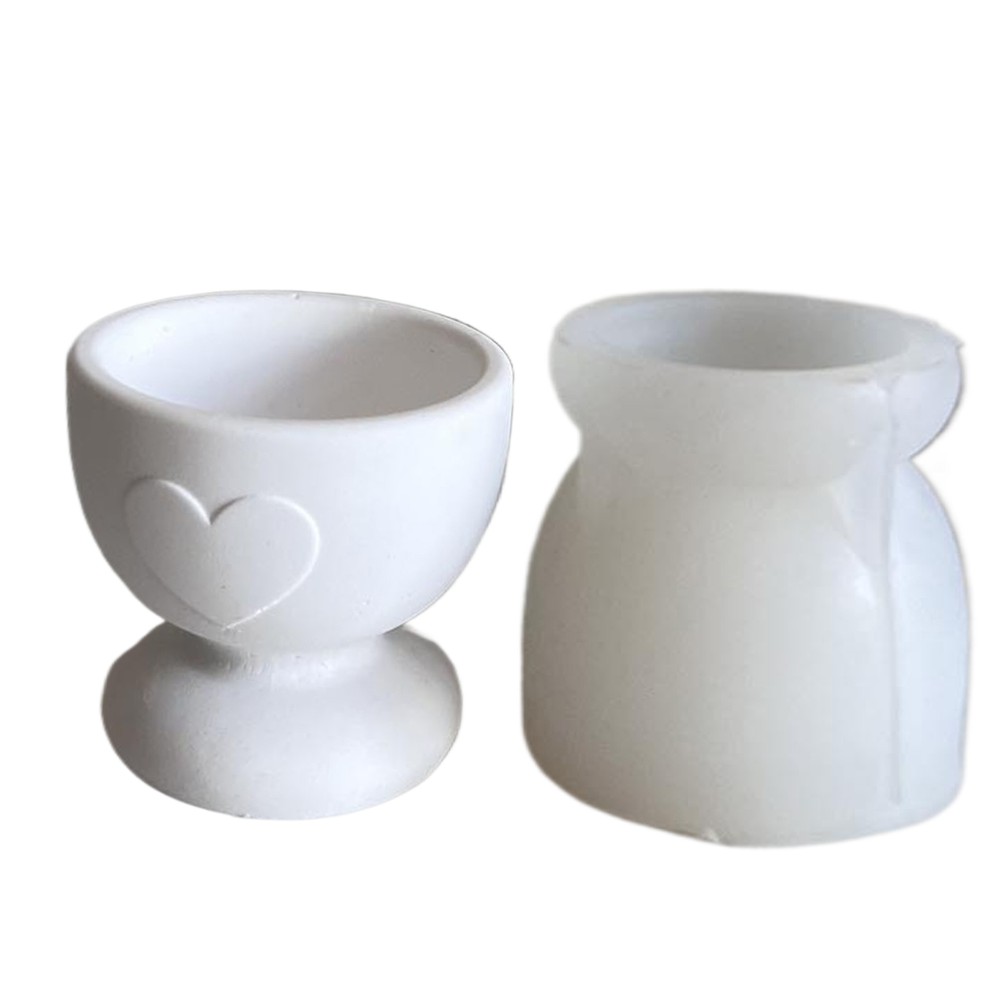 Egg Holder Silicone Mold Heart Non-Stick Egg Holder Mold Casting Resin Mould