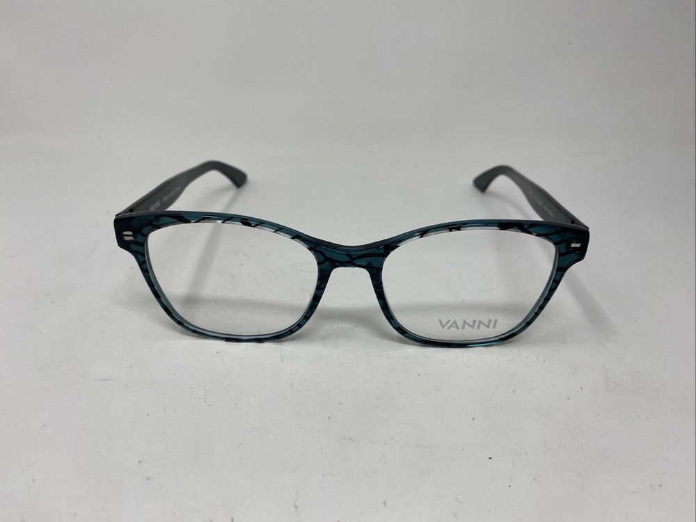 VANNI EYEWEAR V1373 A459 50-18-145 GREEN BLACK EYEGLASSES +J47