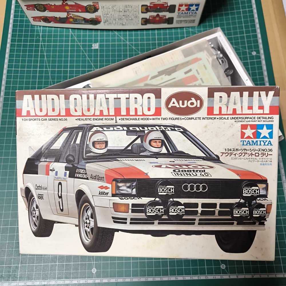 Tamiya 1/24 Audi Quattro Rally Sports Car Series No.36