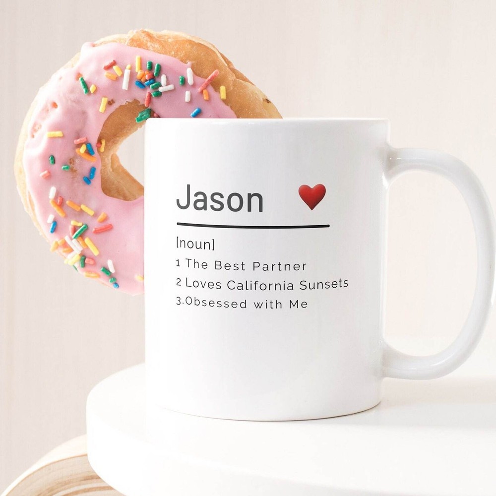 Custom Name Definition Mug - Personalized Gift for Her