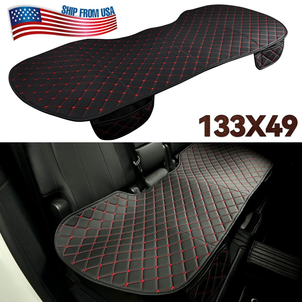 Car Rear Auto Seat Cover Back Protector Mat Chair Cushion Storage Pad Universal