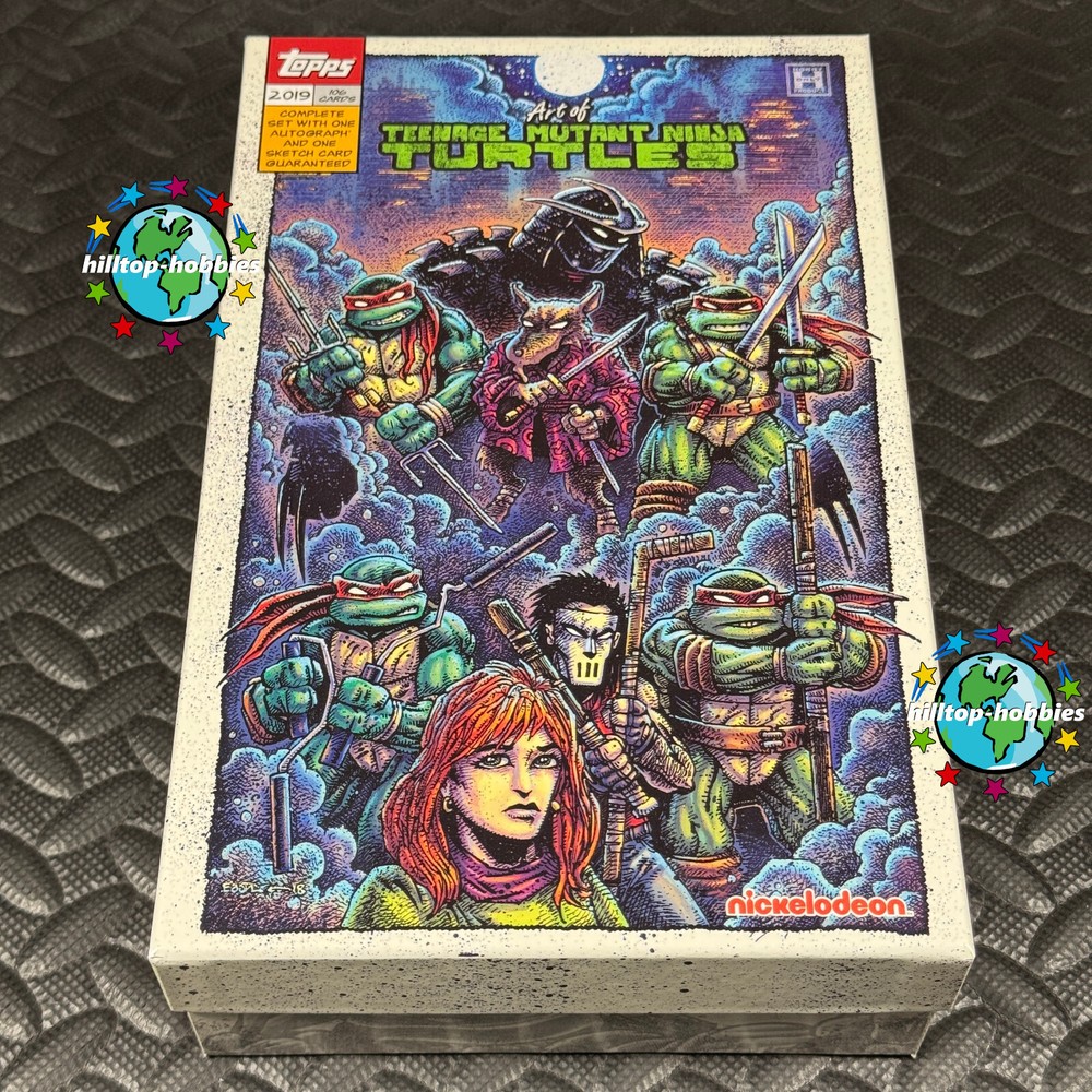 2019 TOPPS ART OF TEENAGE MUTANT NINJA TURTLES COMPLETE BASE 100-CARD SET TMNT