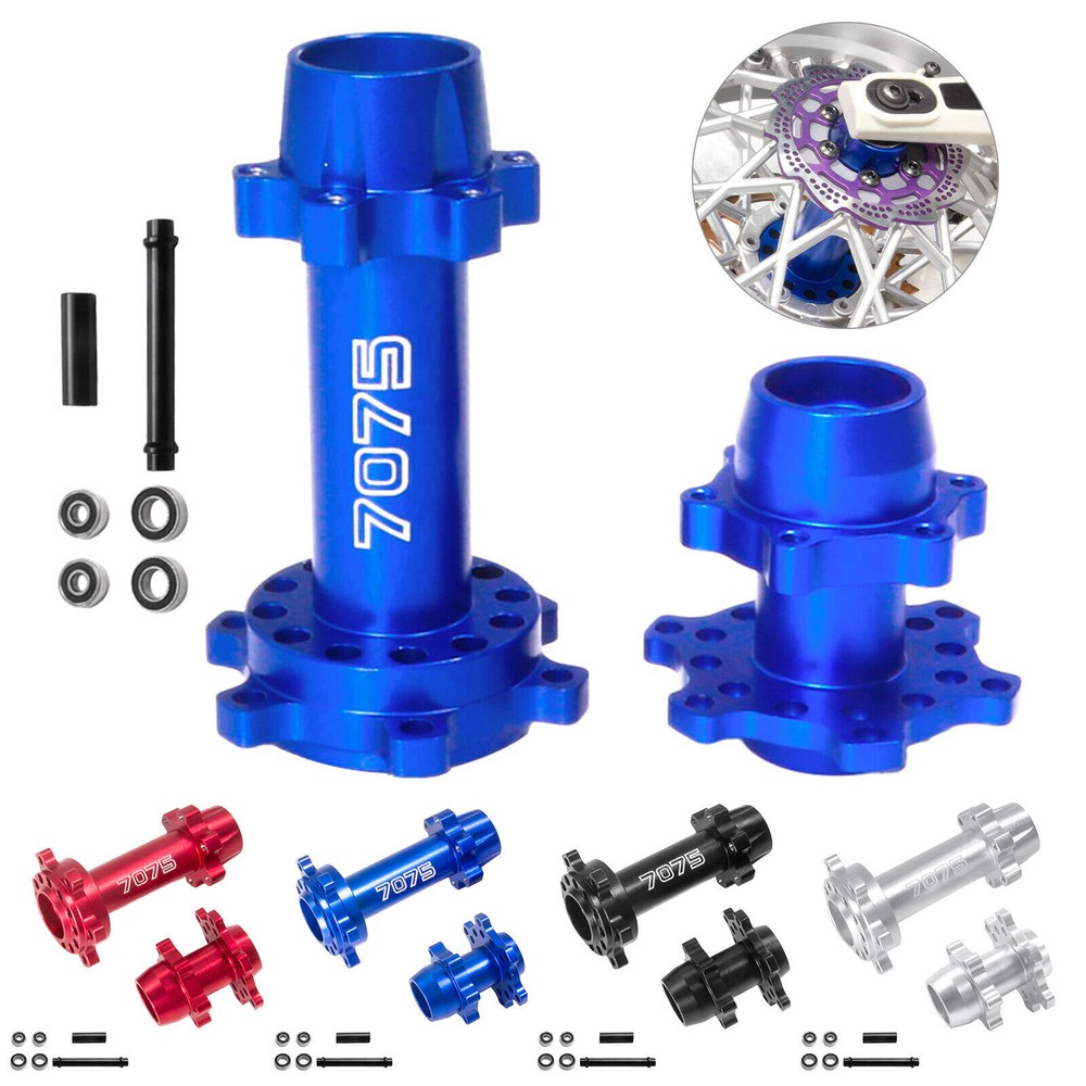 Aluminum Front & Rear Wheel Hex Hubs for Losi 1/4 Promoto-MX Motorcycle RTR DIY