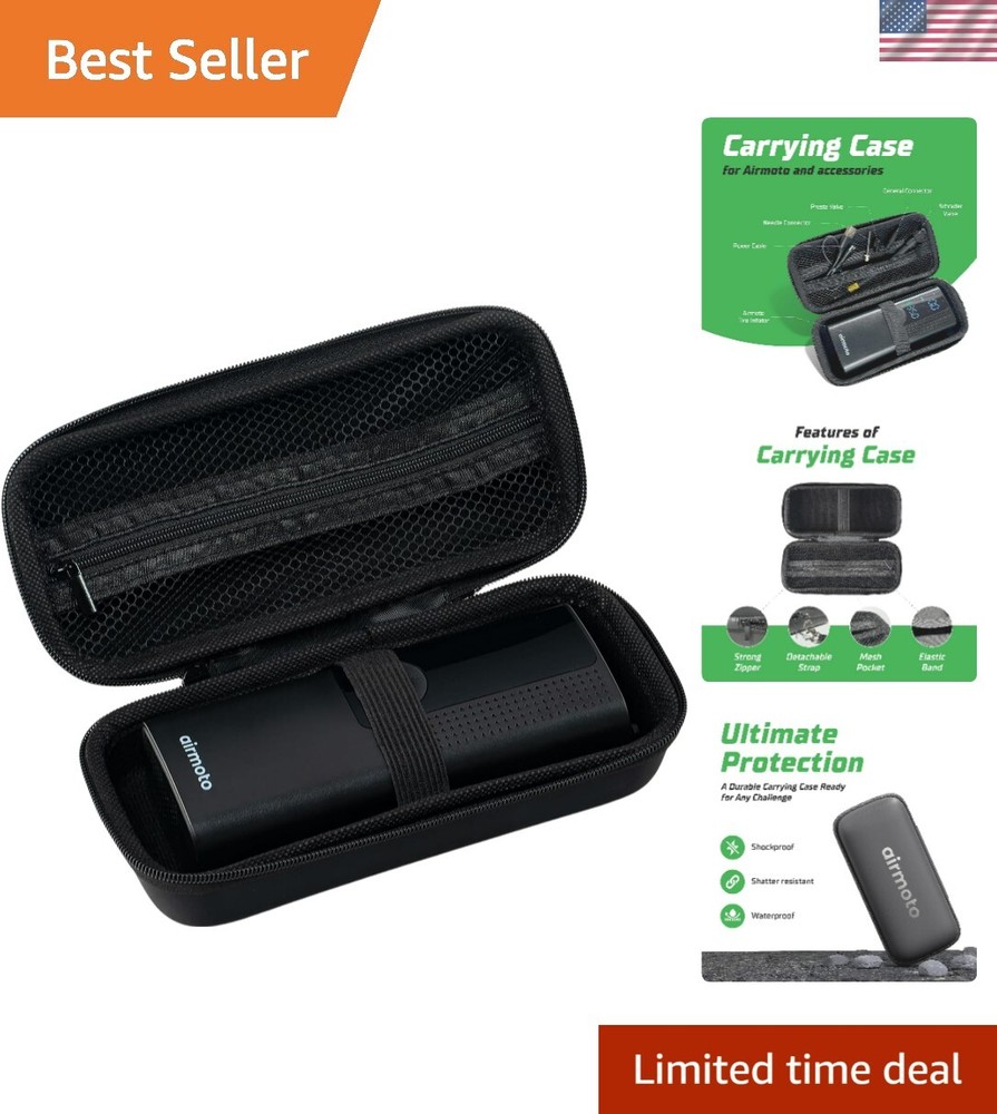 Carrying Case - Durable Storage Box Compatible with Most Handheld Tire Inflat...