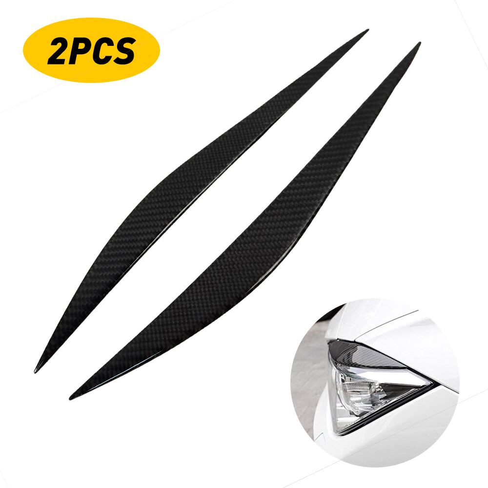 2X Carbon Bumper Car Fiber Corner Anti-Scratch sticker Protector For BMW 3