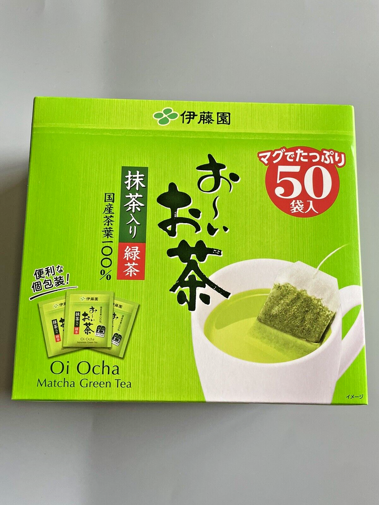 Japan ito en matcha green tea 1.8gx50Eco Tea Bags (Pack of 50) Cold or Hot Brew