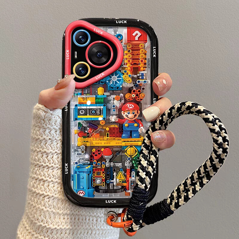 Lucky Cartoon Phone Case for iPhone 12 13 14 15 16 Pro Max Cover Case