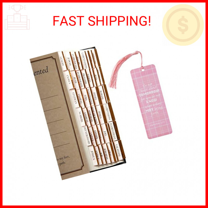 Bible Study Tabs 96 Laminated Index Tabs for Women Men Kids Journal Organization