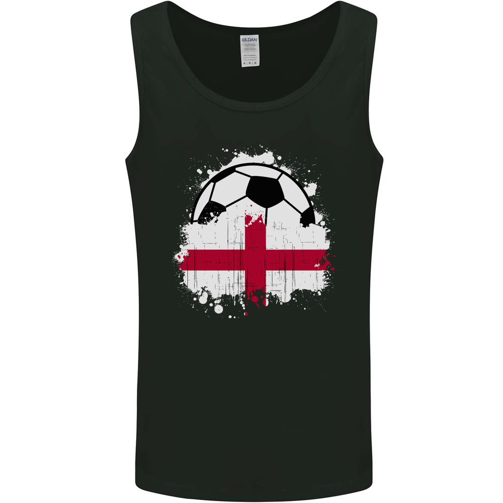 England Football Flag Mens Vest Tank Top