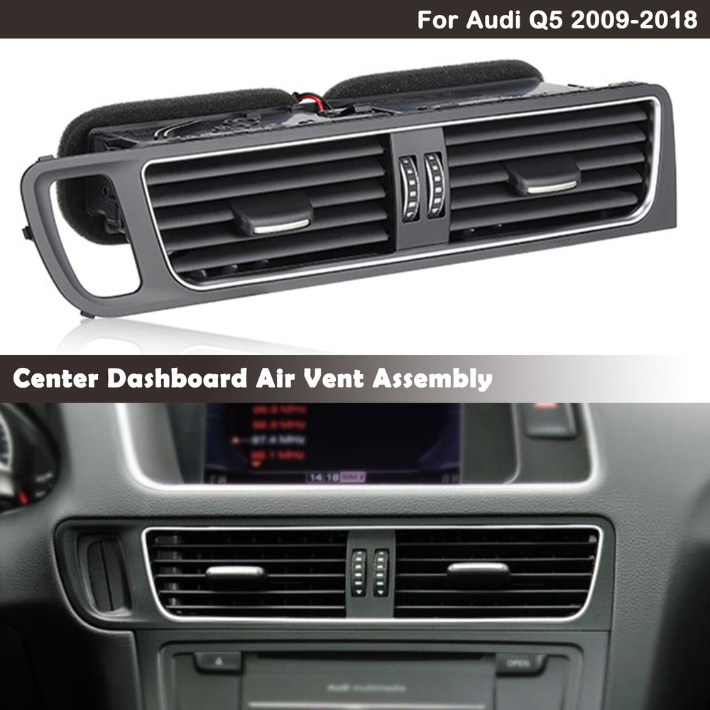 Audi Q5 2009-2018 Center Dashboard A/C Vent Assembly 8R1820951G