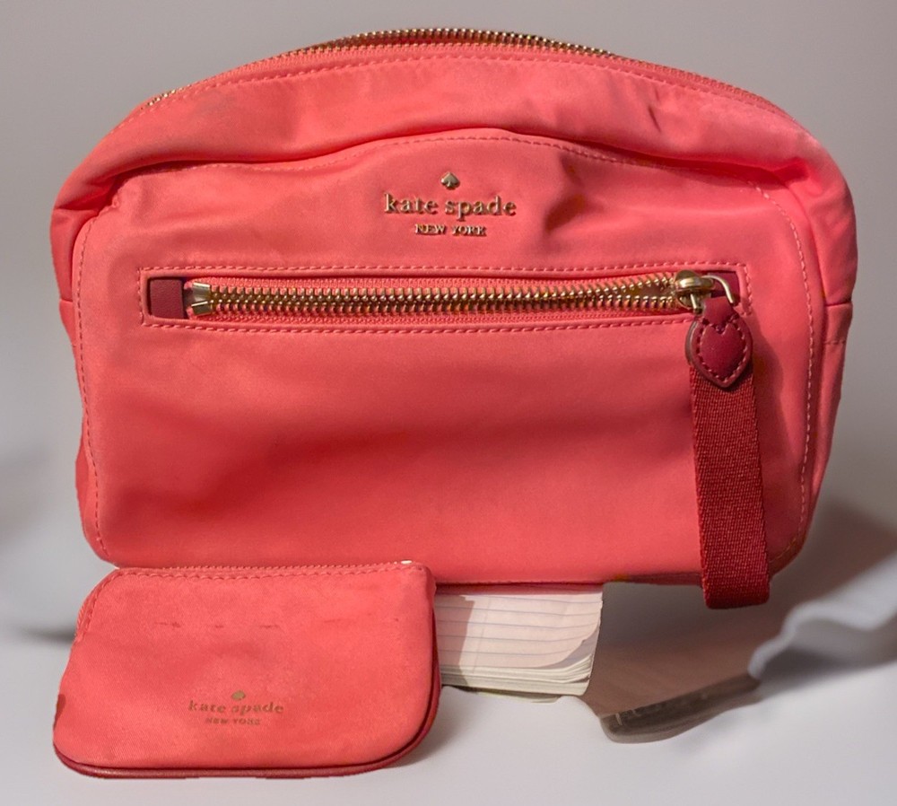 Kate Spade Chelsea Camera Bag/Crossbody Bag, Vibrant Pink, + Sm Removable Pouch