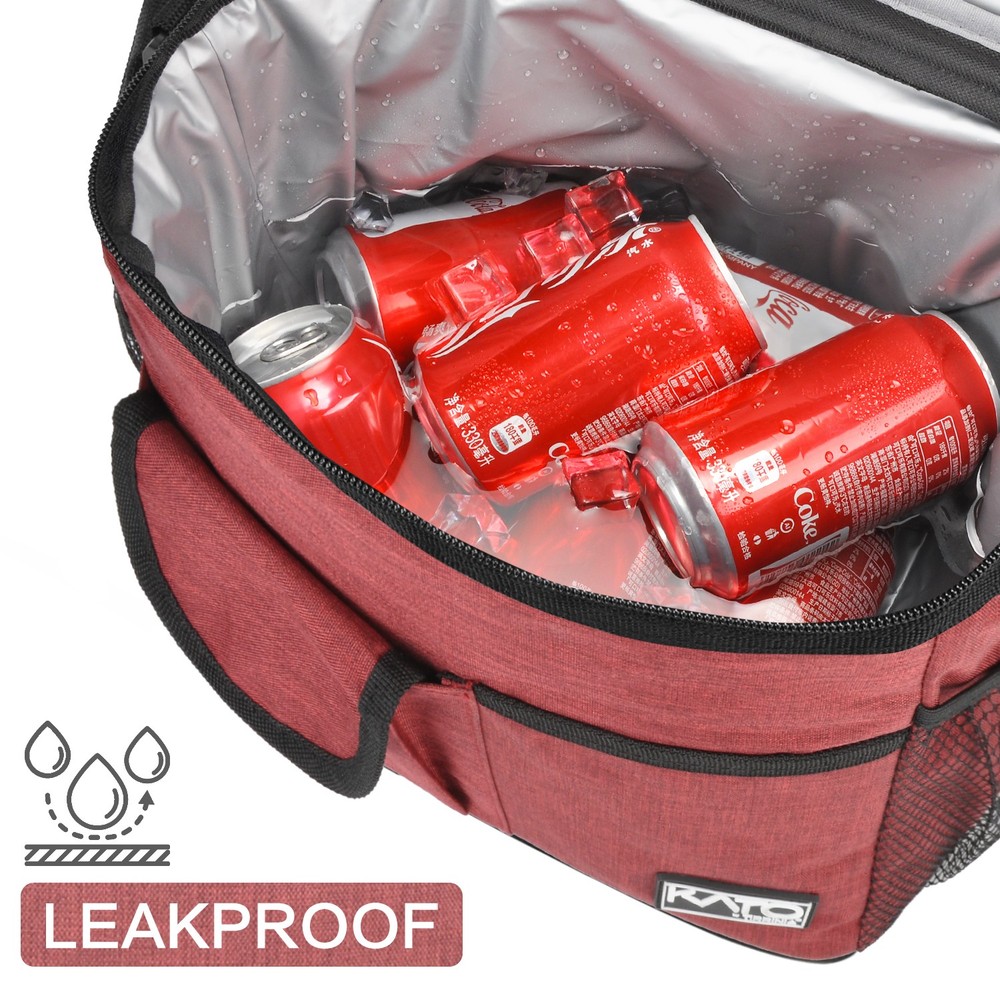 Heavy Duty Insulated Lunch Bag Cooler Box for Men & Women - Oxford Fabric