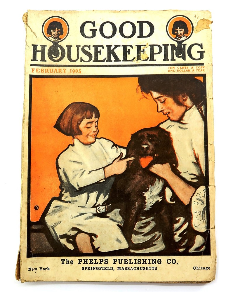 Antique 1905 GOOD HOUSEKEEPING Magazine from February '05 Monthly Mag ~ Nice