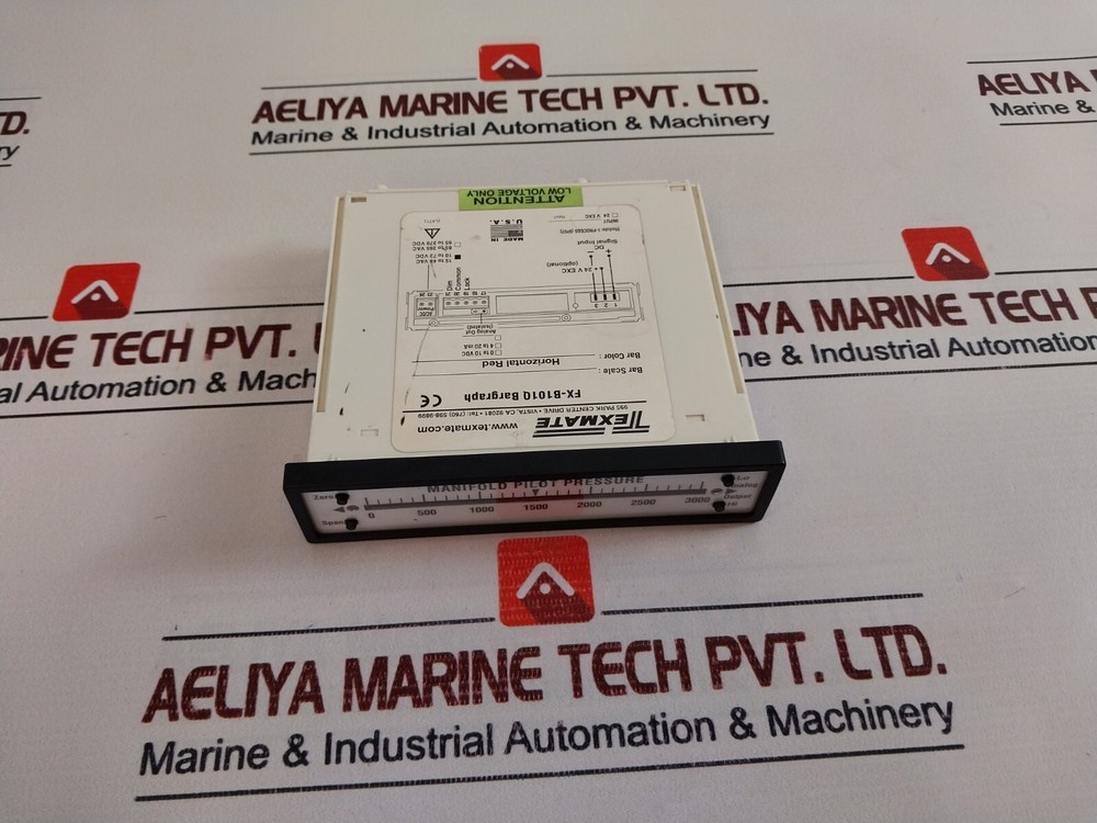 Texmate FX-B101Q Bargraph Manifold Pilot Pressure 0-3000