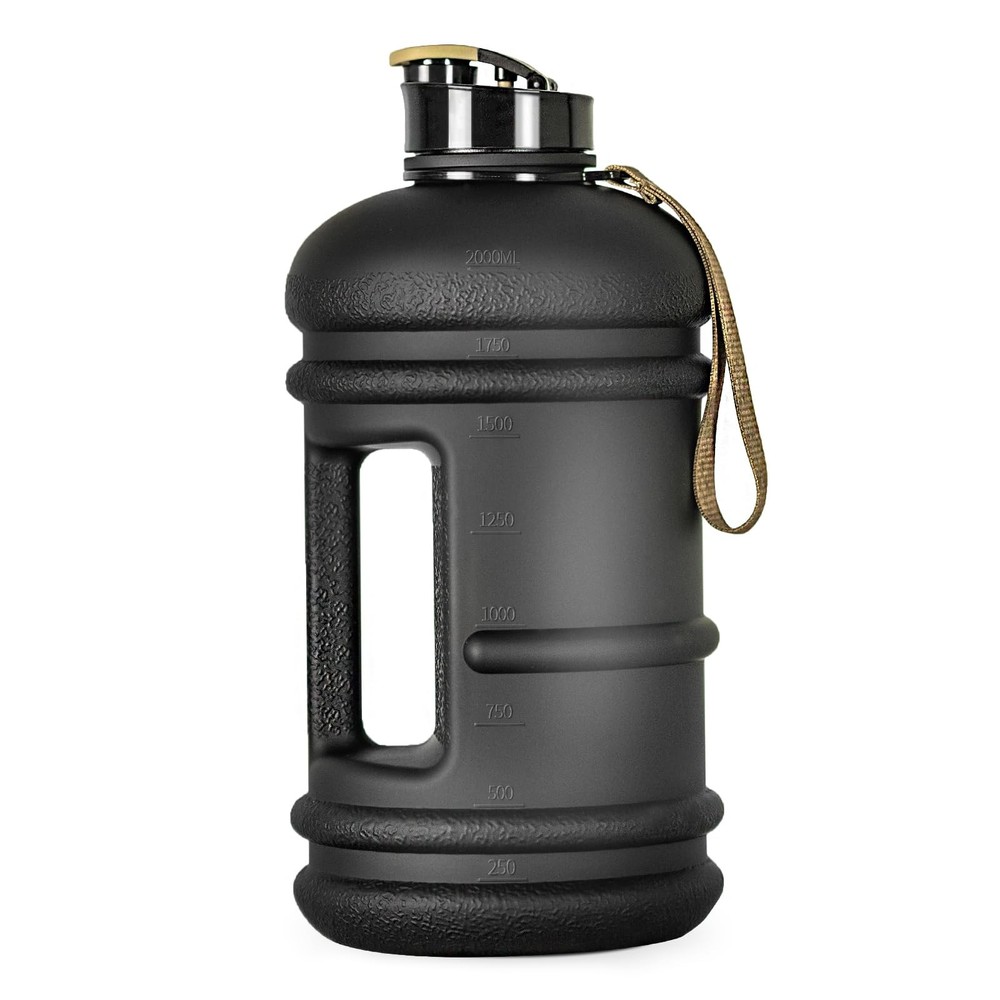 Best 2 Liter Water Bottles Half Gallon Bottle BPA Free Ideal for Gym, Big Jug,