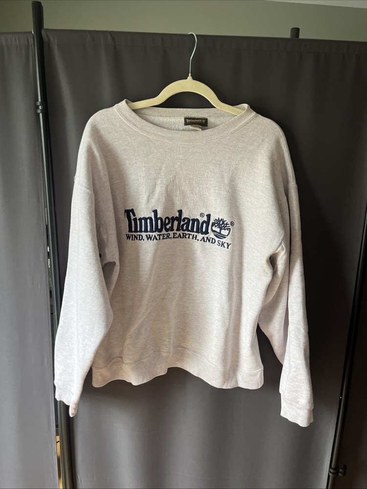 Vintage 1990s Timberland Embroidered Crewneck Sweatshirt Made In USA Size XL