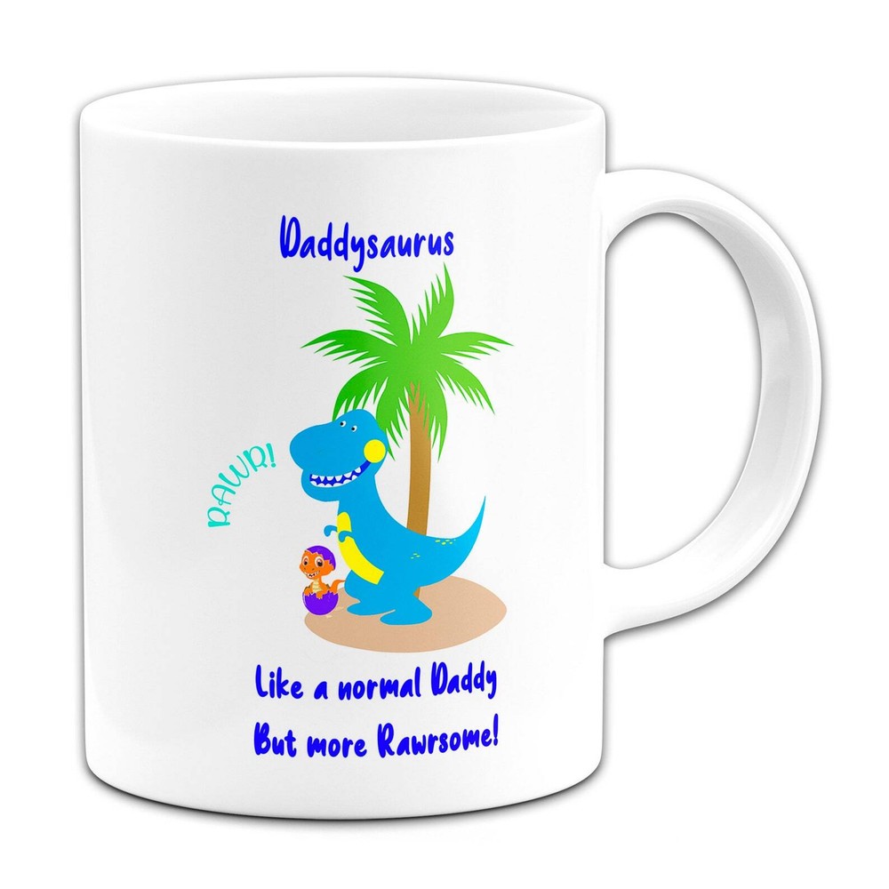 Daddysaurus Novelty Gift Mug Coffee Mug Gift Mug