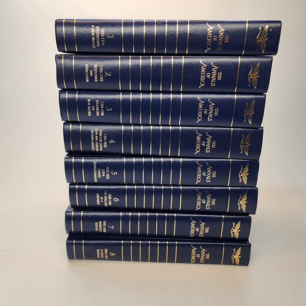 Annals of America 8-Piece Encyclopedia Britannica Set 1493–1857  