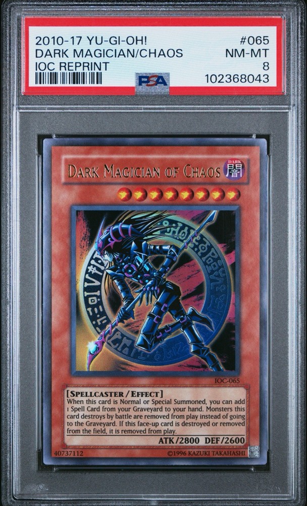 Dark Magician of Chaos IOC-065 Invasion of Chaos Unlimited Edition Trading Card