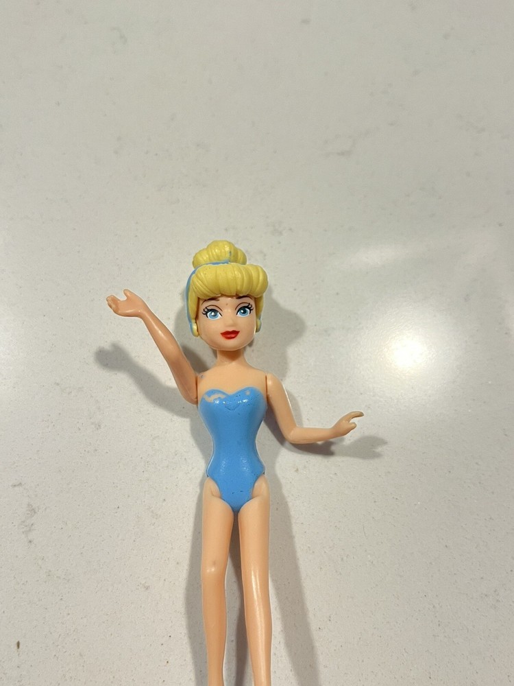 disney princess cinderella doll 4 in for dollhouse miniature polly pocket castle