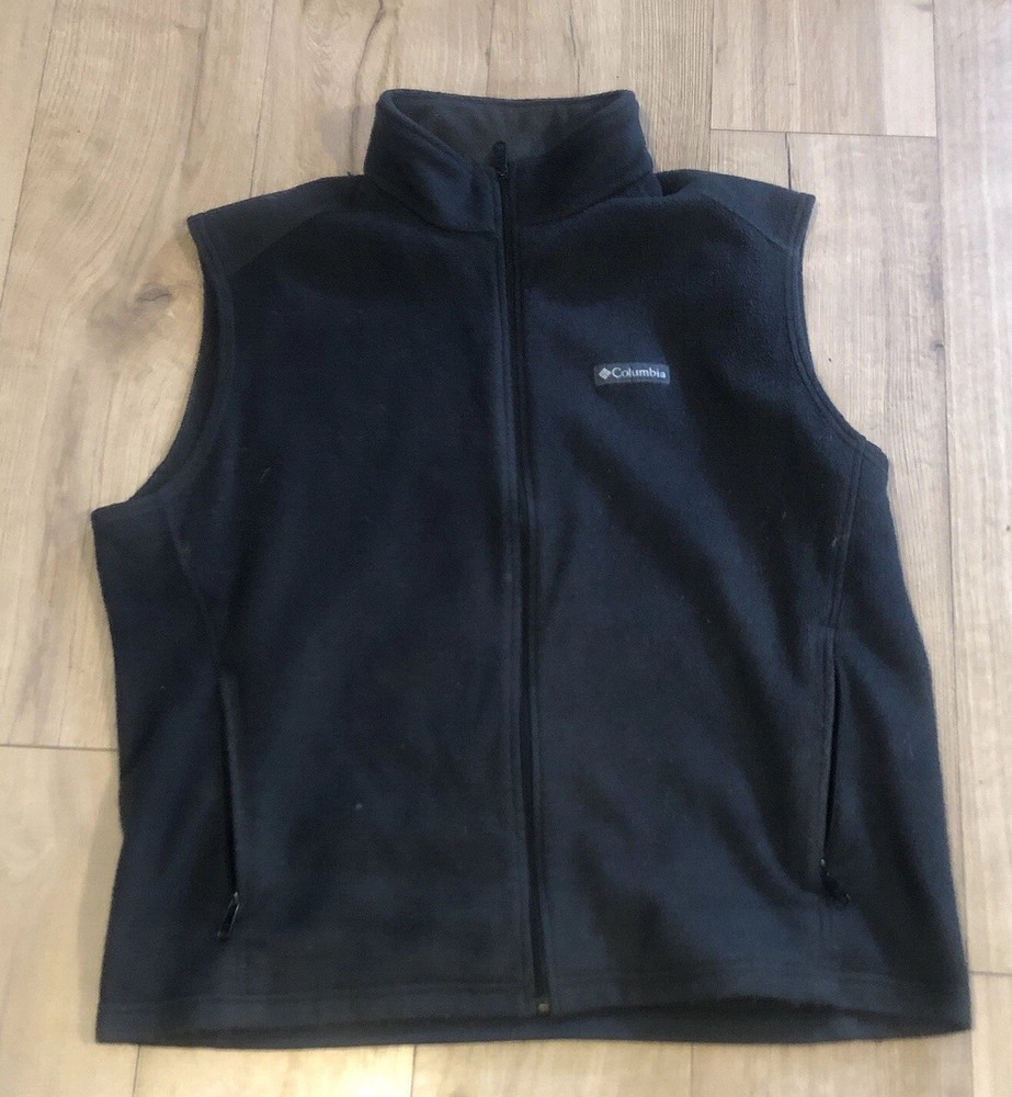 Columbia Men's Fleece Vest Size XL Gray