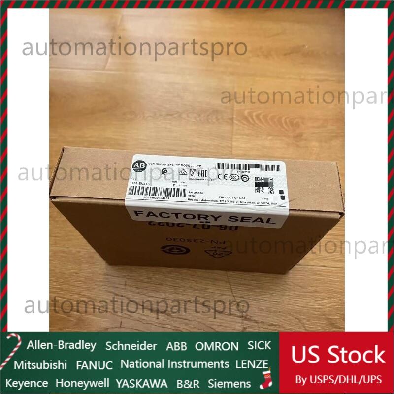 AB 1756-EN2TK  ENET/IP Module TP ControlLogix PLCs Ethernet Card  US Free Tax