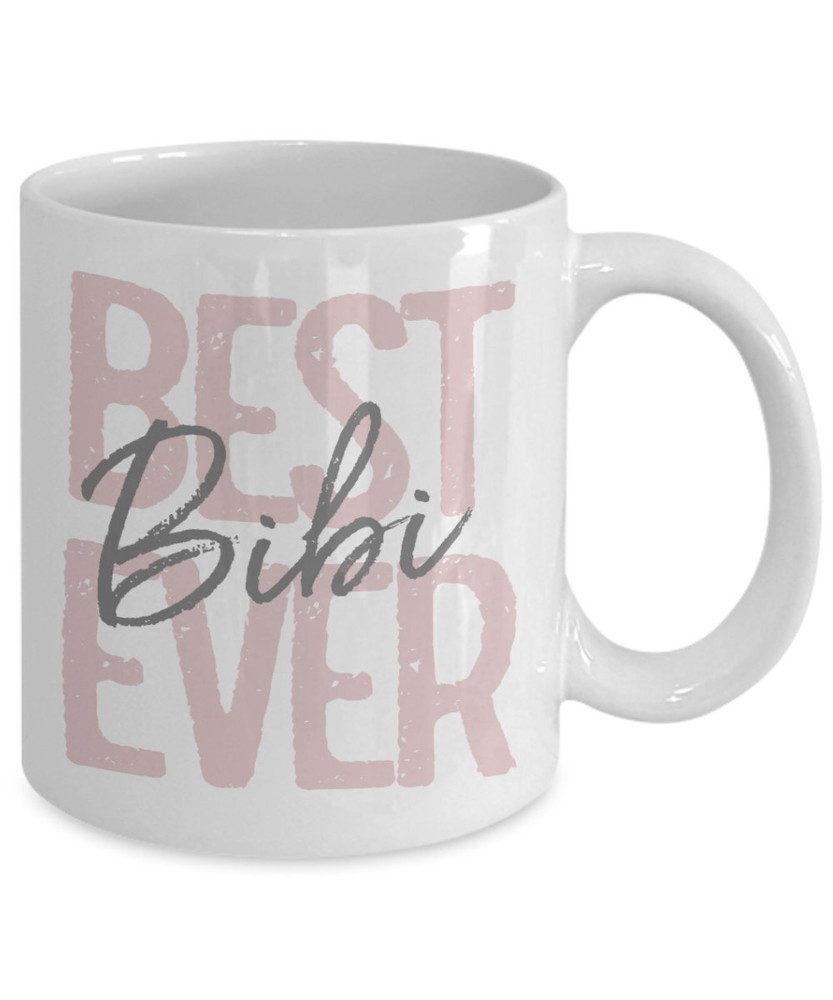 Bibi Regalo Para Bibi Regalo Día de la Madre Para Bibi Bibi Taza de Café Día del Abuelo