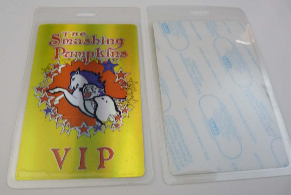 Smashing Pumpkins 2010 Concert Tour All Access Backstage Pass Laminate D4