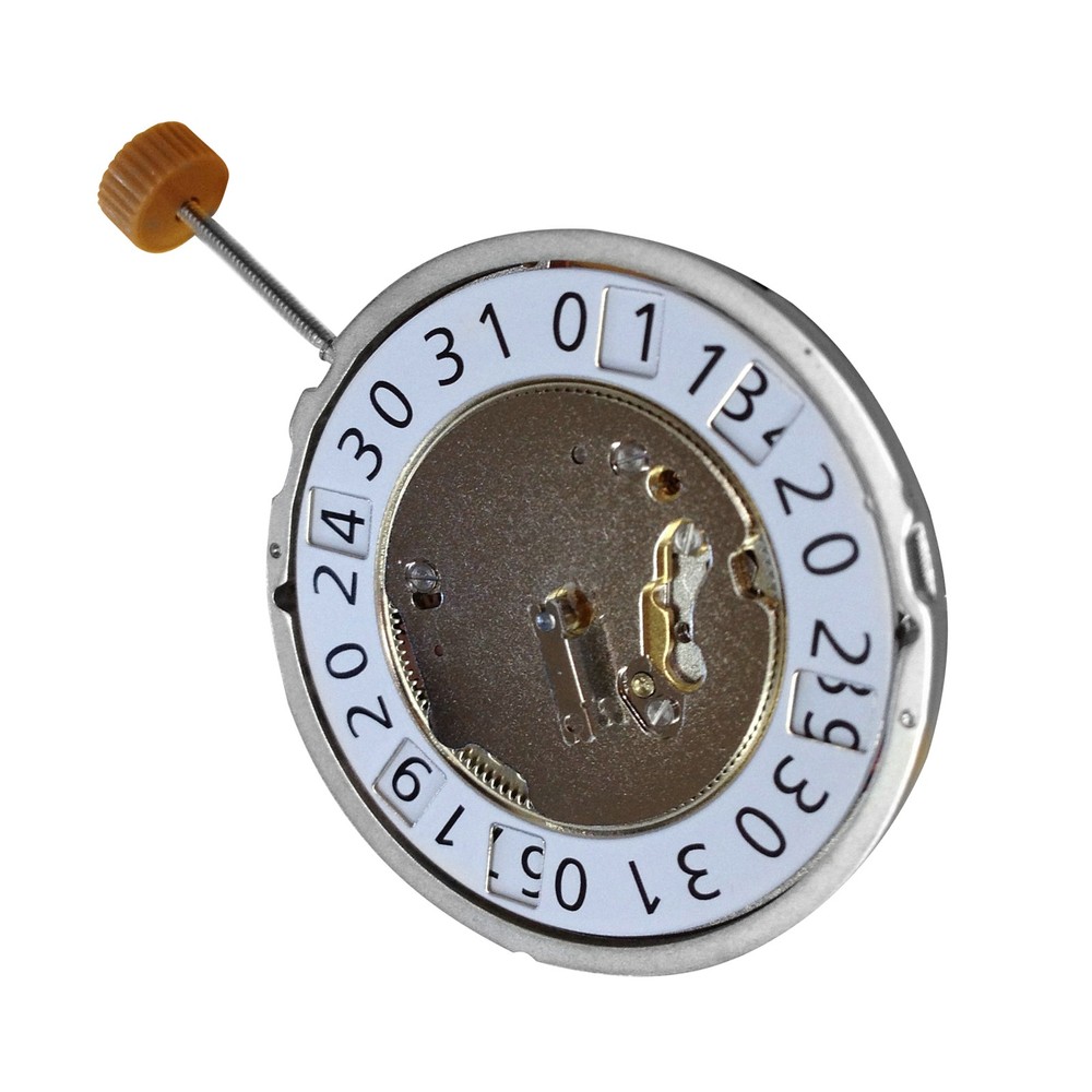 2-Hand Date @12 Quartz Watch Movement with Stem& Battery for Ronda 6004B 6004.B
