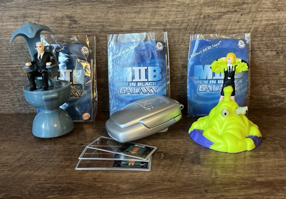 Vintage MIB II Burger King Interactive Collectible Toy Set With Original Contents  