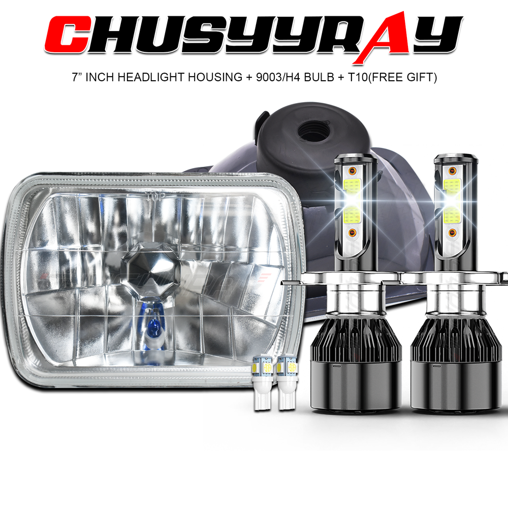 Ford F150-F750 & E150-E350 LED Headlight High/Low Beam 7x6 5x7 Inch