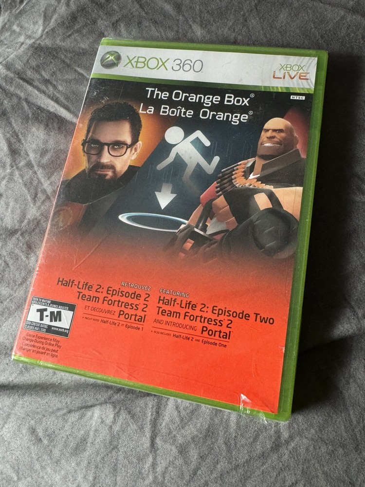 The Orange Box (Microsoft Xbo) Half Life 2 Portal Complete w/Manual
