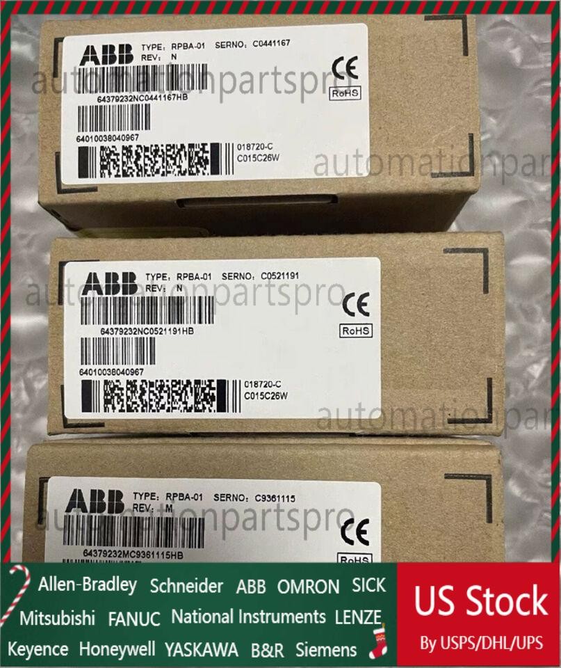 1PC New ABB RPBA-01 Profibus Comm Module RPBA01 Fast Shipping US Free TAX#