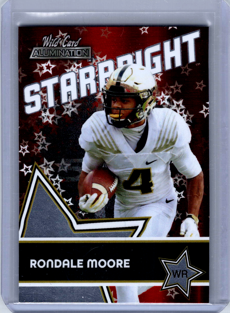 2021 Wild Card Alumination Starbright Rookie Card Rondale Moore #SB-20 RC Football