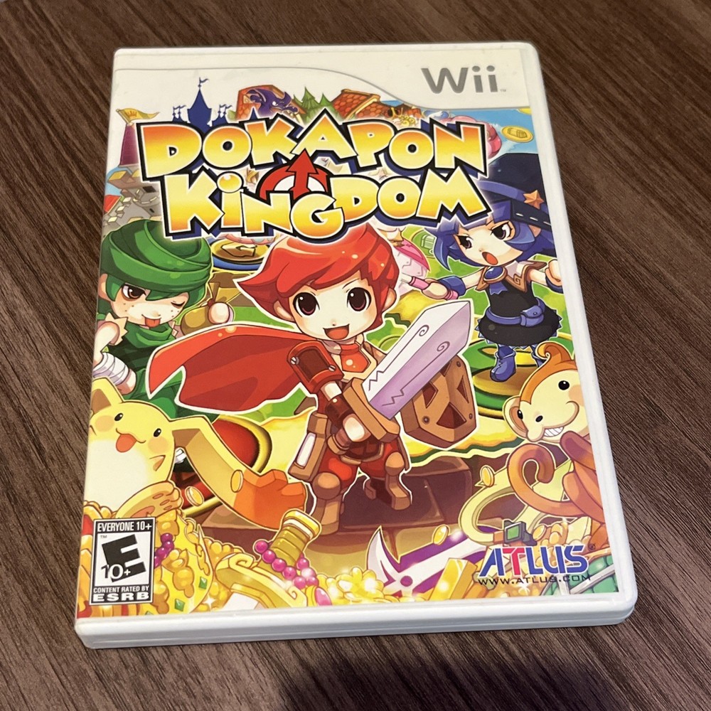 Dokapon Kingdom (Nintendo Wii, 2008) Complete W/ Manual