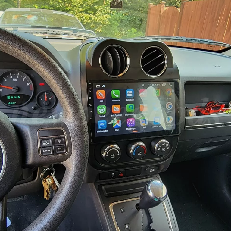 Jeep Patriot Compass 2009-2016 Android 13 Apple CarPlay GPS Stereo Radio