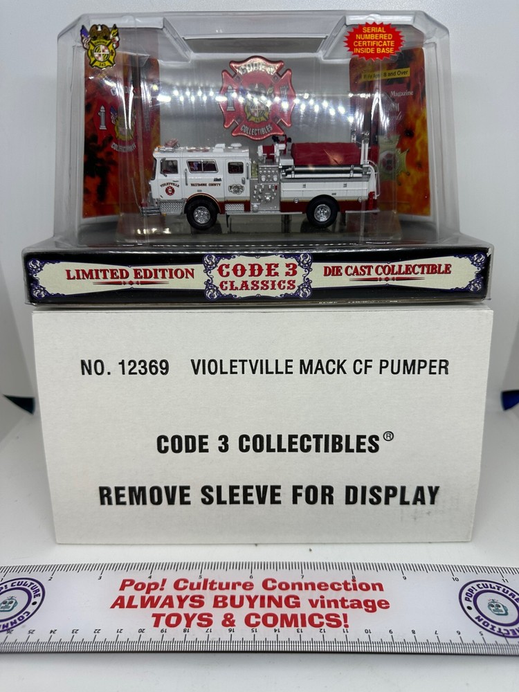 Limited Edition Code 3 Diecast Classics Violetville Mack CF Pumper
