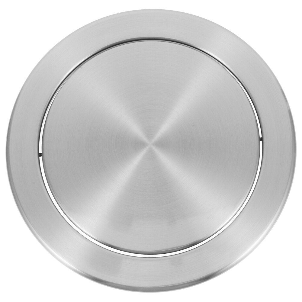 Countertop Trash Can Lid Kitchen Dish Drying Rack Bin Black Bins