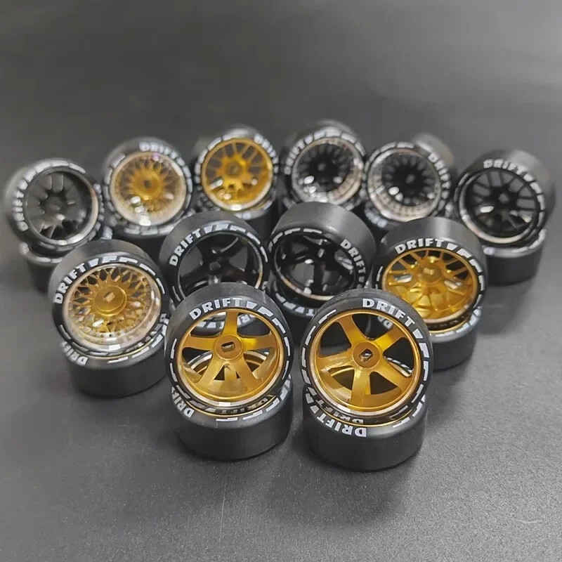 Rc wheel rim+ drift tire for 1/28 Wltoys K969 K989 P929 kyosho rally model car