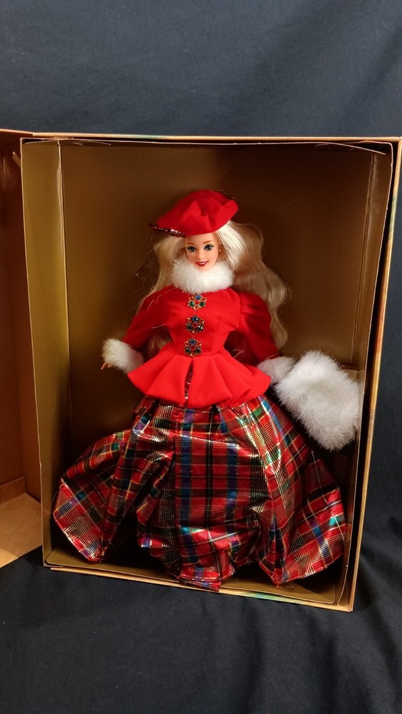 1996 Barbie Jewel Princess Doll Holiday Winter Princess Mattel 15826