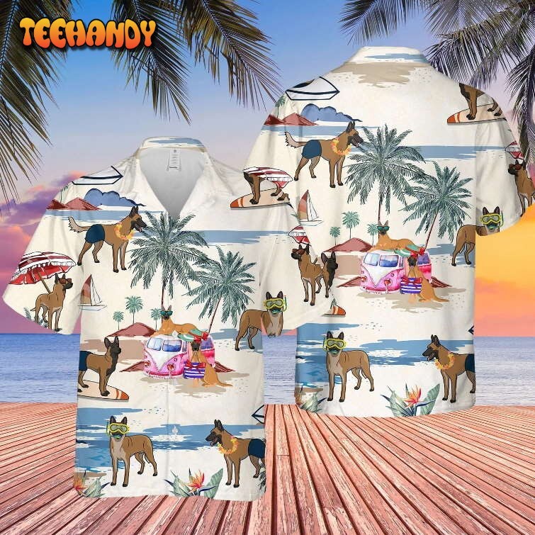 Dog Summer Beach Hawaiian Shirt 3D Full Print Hawaii Aloha Beach Shirt